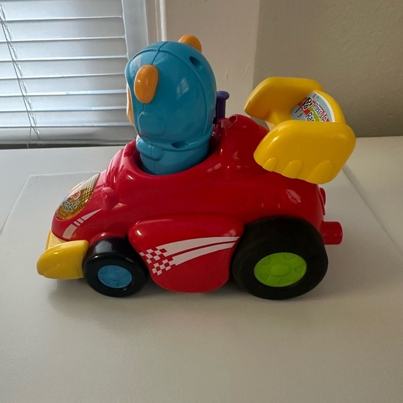 VTech Press and Pull Racer, Red - Picture 7 of 9